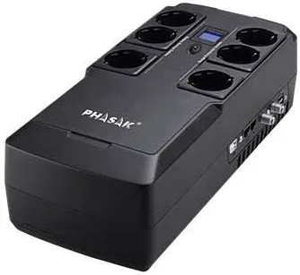 Sai ups phasak 800va interact kyptos ph 9478 s 3xschuko 3xsurge protect rj45 USB 0.8kva