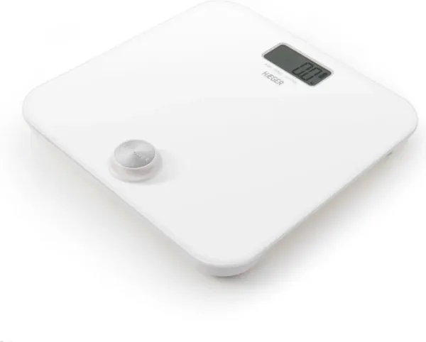 Bascula de Baño U-Power Electronica con Tecnologia ''Stain Gauge'' Blanco Haeger