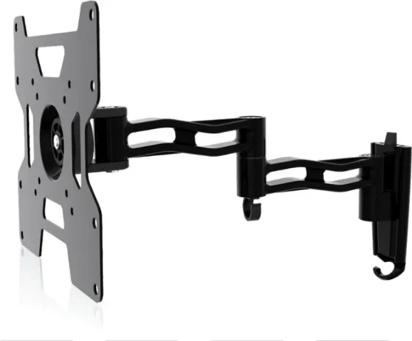 Soporte Pared-Tv 17''-37'' Giro/Inclinable Triple Tilt & Swivel Negro Haeger