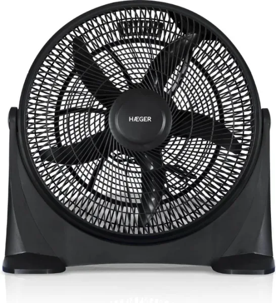 Ventilador de Suelo Semi Industrial Hover Wind Negro Haeger