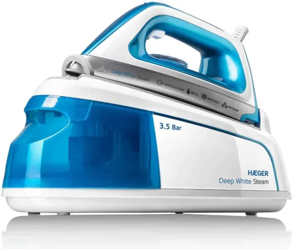 Centro de Planchado Blue Steam 2.200W Azul/Blanco Haeger