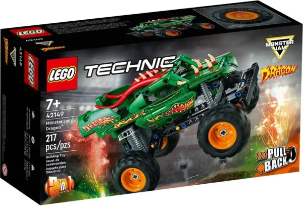 Lego technic monster jam dragon