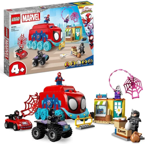 Lego marvel base móvil del equipo spidey