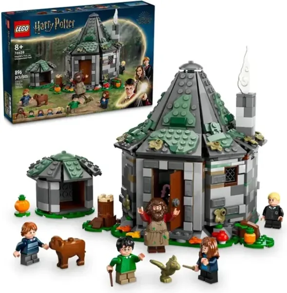 Lego harry potter cabaña de hagrid: una visita inesperada