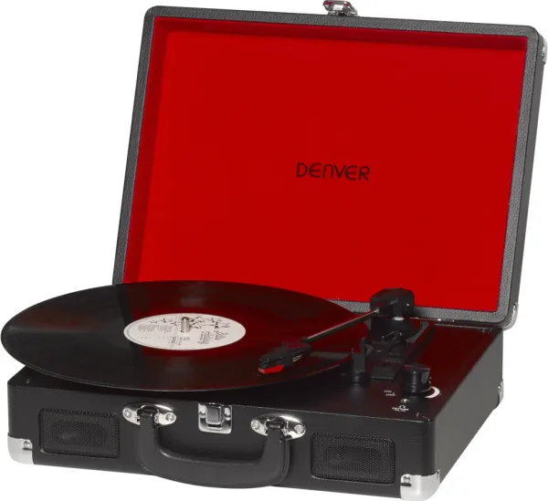Giradiscos Denver Altav Aux-Out Pc Convert Mp3 Maleta Negro