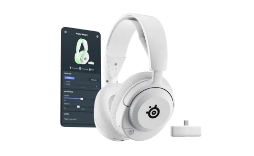 Steelseries Arctis Nova 5X Wireless Auriculares Inalámbrico Diadema Juego USB Tipo C Bluetooth Blanco