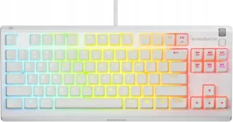 Teclado Steelseries Apex 3 Tkl (Usa) Blanco (64819)