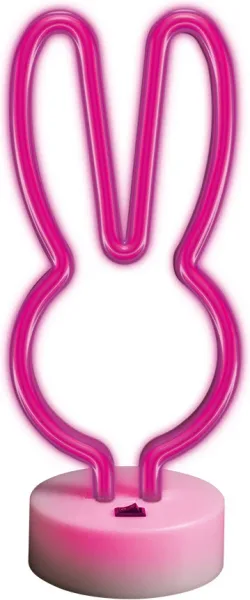 Lampara forever neon LED light rabbit pink