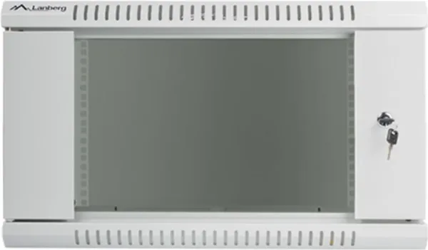 Armario lanberg 19 pulgadas 6u -  600x450 gris