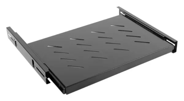 BANDEJA LANBERG DESLIZANTE 1U 465x347MM HASTA 60KG RACK DE 19" NEGRO