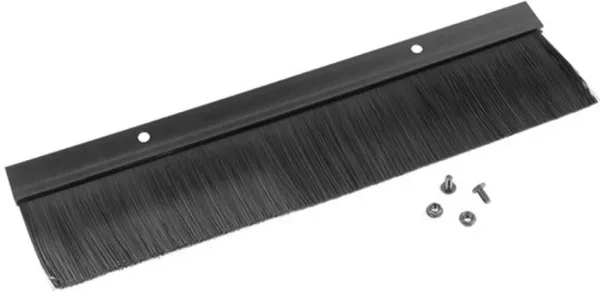 Panel cepillo para entrada cable rack 19 pulgadas negro