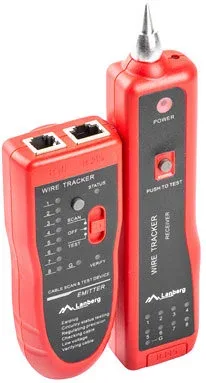 Tester Lanberg Cable Rastreador de Pares Rj-45, Rj-12, Rj-11, Coaxial