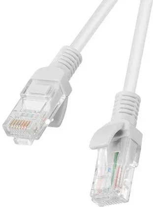 Cable red lanberg latiguillo cat.5e utp 0.25m gris fluke passed