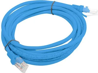 Cable red lanberg latiguillo cat.6 utp lszh cu 3m azul fluke passed