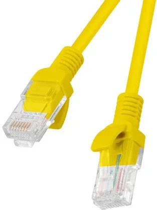 Cable Red Lanberg Latiguillo Cat.6 Utp 2M Amarillo Fluke  Passed