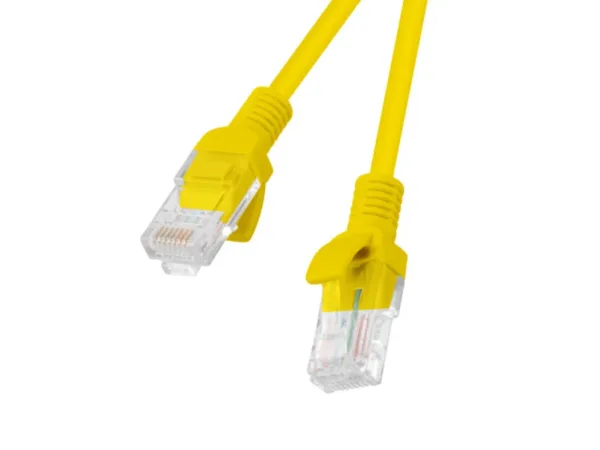 Cable Red Lanberg Latiguillo Cat.6 Utp 20M Amarillo Fluke Passed