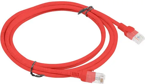 Cable red lanberg latiguillo cat.6 utp 2m rojo fluke passed