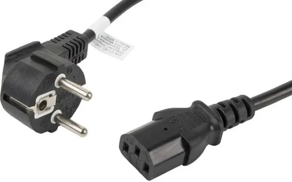 Cable de alimentacion lanberg schuko cee 7 - 7 a iec320 c13 1.8m