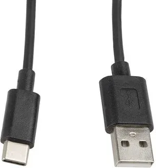 Cable USB lanberg 2.0 macho -  USB tipo c macho 1m negro