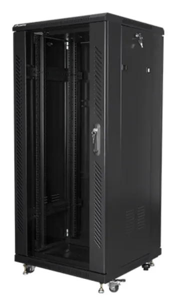 Armario Lanberg Rack 19" 27U 600X600 Flat Pack Black Negro