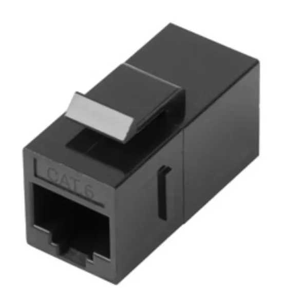 Adaptador lanberg keystone feed - thru rj45 a rj45 utp cat6