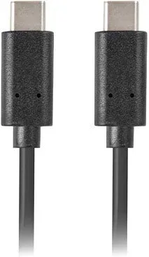 Cable USB lanberg 2.0 macho - USB tipo c macho 1.8m negro