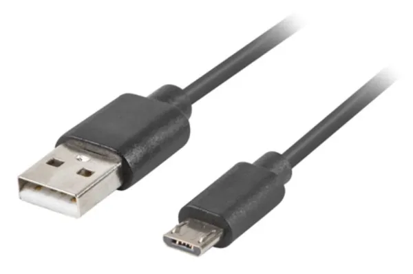 Cable USB Lanberg 2.0 M/Micro USB M Quick Charge 3.0 1M Negro