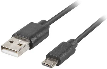 Cable USB lanberg 2.0 macho -  micro USB macho quick charge 3.0 1.8m negro