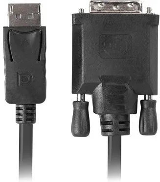 Cable DisplayPort lanberg macho - DVI - d macho 24+1 1.8m negro