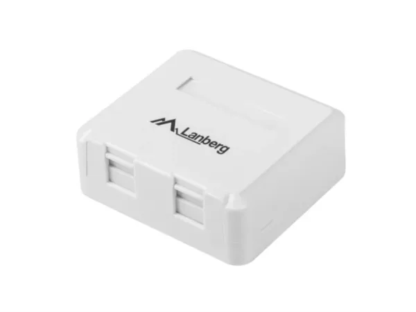 Roseta de Superficie Lanberg para 2 Modulos Keystone