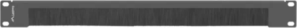 Panel pasacables con cepillo lanberg 1u negro