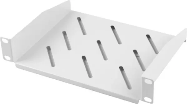 Bandeja lanberg fija 1u 254x180mm hasta 20kg rack 10 pulgadas gris