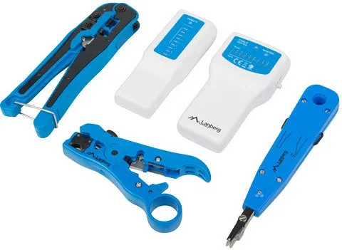 Set Herramientas Lanberg Network Universal y Cable Tester