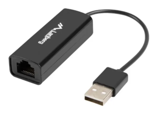 Adaptador USB lanberg 2.0 -  ethernet rj45 100 mb