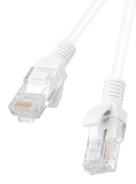 Cable Red Lanberg Latiguillo Cat.5E Utp 0.25M Blanco Fluke  Passed