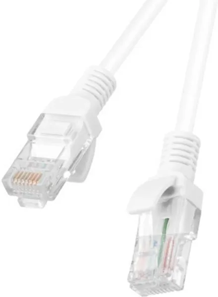 Cable red lanberg latiguillo cat.6 u - utp 5m blanco fluke passed