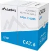 Bobina cat.6 lanberg utp 305m solid cu cpr + fluke passed gris