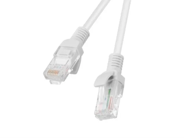 Cable de Red Lanberg Latiguillo Cat.6 Utp 0.25M Gris Fluke Passed (Pack 10 Uds)