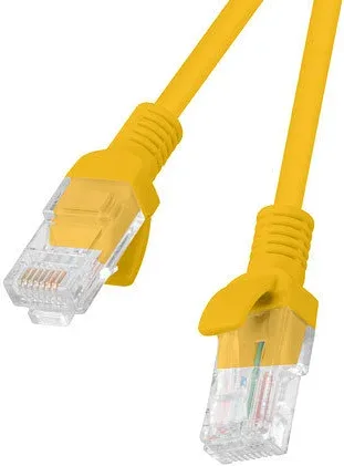 Cable red lanberg latiguillo cat.6 utp cu 0.5m naranja fluke passed