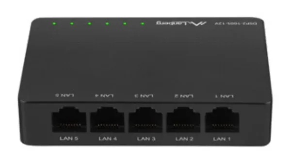 Switch Lanberg 5 Puertos Gigabit Rj45 Ethernet