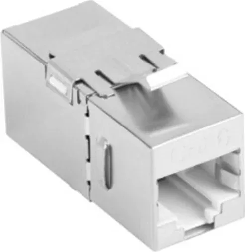 Adaptador Lanberg Cat6 Ftp Hembra Thru Keystone Rj45 a Rj45, 90 Grados