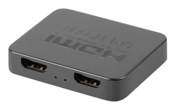 Splitter Video Lanberg HDMI a 2 X HDMI 4K + Micro USB Negro