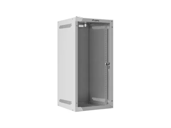 Armario Lanberg Mural 10" 12U/280X310 Flat Pack Gris Puerta Cristal