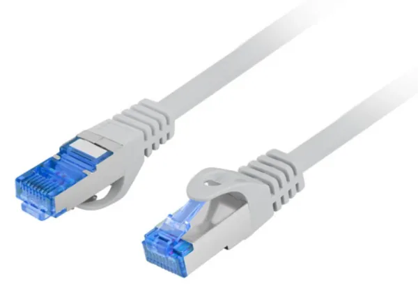 Cable red lanberg latiguillo cat.6a s - ftp lszh cca 1m gris fluke passed