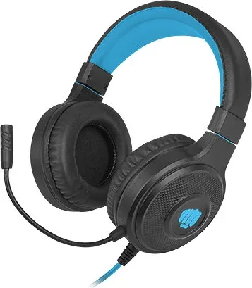 Auriculares gaming fury warhawk RGB negro - azul