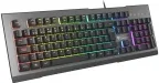 Teclado Gaming Genesis Rhod 500  Pt USB Retroiluminado Mecanico Aluminio