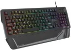 Teclado Gaming Genesis Rhod 350 USB Retroiluminado Membrana Negro