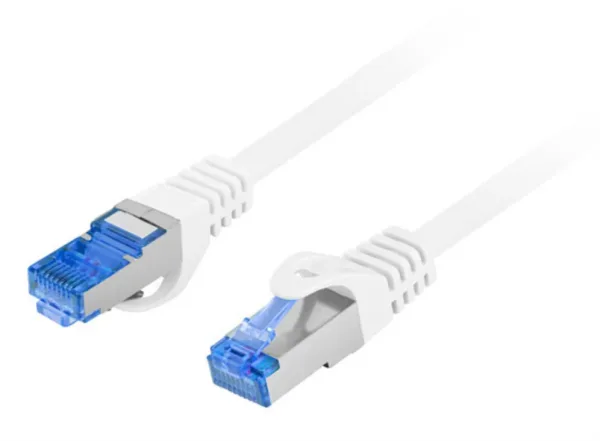 Cable Red Lanberg Cat.6A S/Ftp Lszh Cca 5M Blanco Fluke Passed