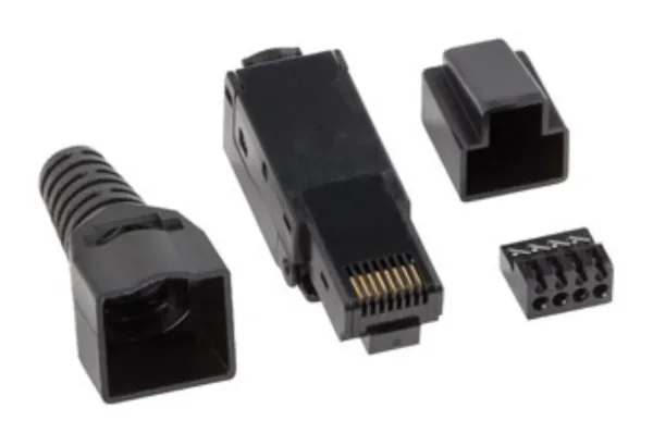 Conector lanberg rj45 cat 6 utp plug 8p8c tool - less