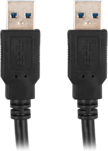 Cable USB 3.0 lanberg 1.8m -  macho - macho -  negro